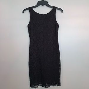 Black Lace Bodycon Dress